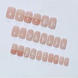 pink truck Set of 24 Artificial Reusable Nails  image 3