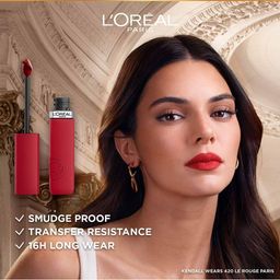 l'oreal paris Infallible Matte Resistance Liquid Lipstick - 150 Lazy Sunday image 3