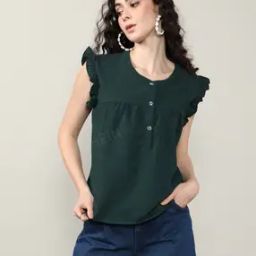 Shein Casual Cap Short Sleeves Medium-Length Top-image-15