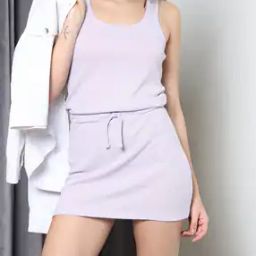 Shein Scoop Neck Sleeveless Textured Bodycon Dress-image-28