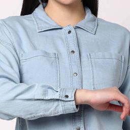dnmx Button-Front Jacket with Patch Pockets image 4