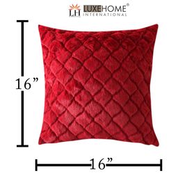 luxehome international Set of 2 Geometric Pattern Square Shaped Cushions image 4