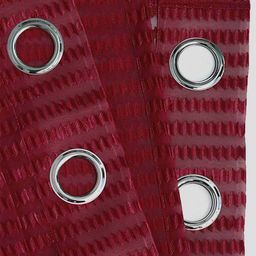 cortina eyelet curtain Set of 2 Sheer Window Curtains image 4
