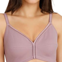 zivame Single Layered Non-Wired Non-Padded Full Coverage Minimiser Bra image 4