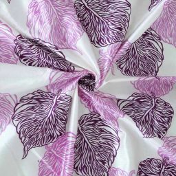 cortina eyelet curtain Set of 2 Leaf Print Decorative Window Curtain image 4