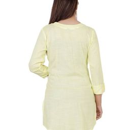 jc4u Embellished Tunic Top with Roll-Up Sleeves image 4