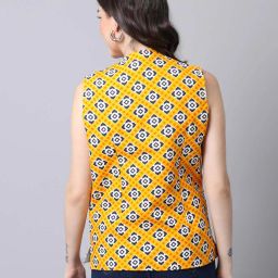 even Flora Print Front Open Jacket image 4