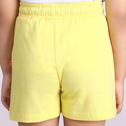 3pin Typographic Print Shorts with Drawstrings image 4