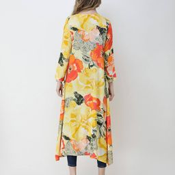 scorpius Floral Print Front-Open Shrug image 4