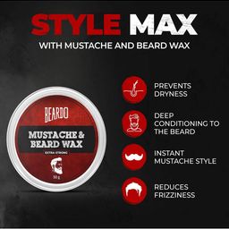 beardo Must Ache & Beard Wax Extra Strong image 4