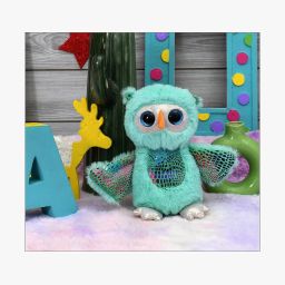 mirada Foil Plush Stuffed Owl with Wings Soft Toy image 4