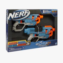 nerf Set of 2 Elite 2.0 Commander RD-6 Blaster with Rotating Drum image 4