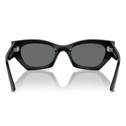 ray-ban Unisex Polarised Rectangular Sunglasses - 0RB4430 image 4