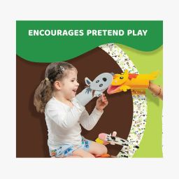 jack in the box Hand Puppet Farm Animal DIY Arts & Craft Kit image 4