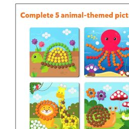 skillmatics Paper Art Activity - Dot It with Magnets Animals image 4