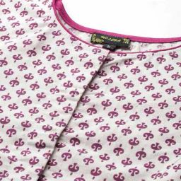 indie picks Floral Print Front-Open Blouse image 4