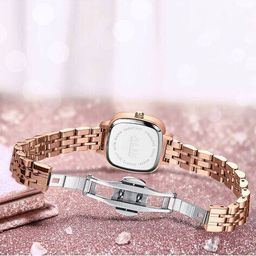 alix Women Analogue Watch with Stainless Steel Strap - AL2535 RGGN  image 4