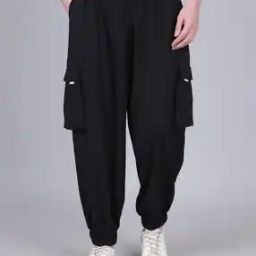 Shein Full Length Parachute Pant with Flap Pockets-picture-52