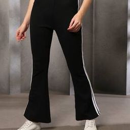 Shein Full Length Ribbed Pants with Stripes-image-40