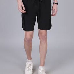 Shein Above The Knee Track Shorts With Flap Pockets-image-14