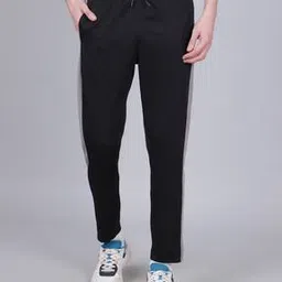 Shein Ankle Length Track Pants with Side Stripes-image-36