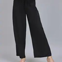 Shein Ankle Length High Rise Smocked Waist Straight Fit Pants-picture-25