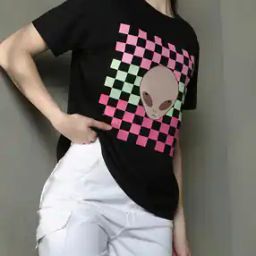 Shein Drop Shoulder Graphic Chest Print Loose Fit Tshirt-image-52