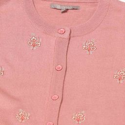 avaasa mix n' match Embroidered Button-Front Cardigan image 5