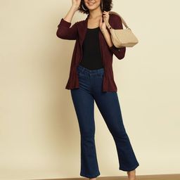 trend arrest Printed Front-Open Shrug image 5