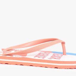 frisbee Typographic Print Thong-Strap Flip-Flops image 5