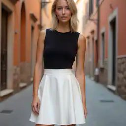 Shein Casual Mini Length High Waist Flared Skirt-image-7