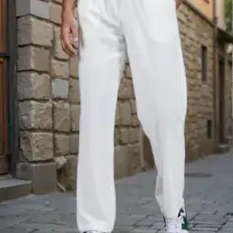 Shein Full Length Slim Fit Trousers with Pockets-image-39