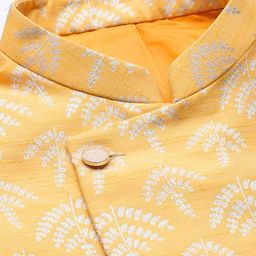 manq Men Nehru Jacket with Welt Pockets image 5