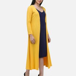 cation Full-Sleeve Open-Front Shrug image 5