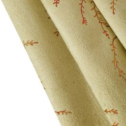 cortina eyelet curtain Set of 2 Leaf Printed Window Curtains image 5