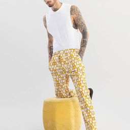 snitch Geometric Print Pyjamas with Insert Pockets image 5