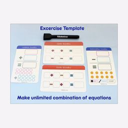 eduketive 1+23 Premath Write & Wipe Reusable Activity Set image 5