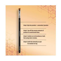 miss claire M27 Brow Perfector Brush S - Chrome image 5
