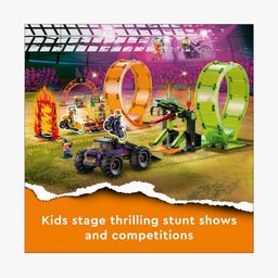 lego City Double Loop Stunt Arena Building Kit image 5