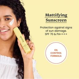 foxtale Coverup SPF 50+ Broad Spectrum Matte Sunscreen with Niacinamide image 5
