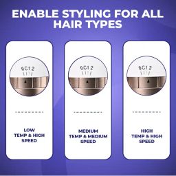 winston Blow Drying Brush with Adjustable Temperature Setting 1200W - White image 5