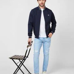 spykar Men Regular Fit Zip-Front Jacket image 5