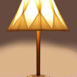 devansh Vintage Curtain Pleated Table Lamp with Shade image 4