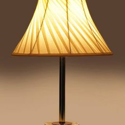 devansh Vintage Cross Pleated Table Lamp with Shade image 5