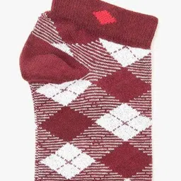 lee cooper Pack of 2 Geometric Patterned-Knit Ankle-Length Socks image 5