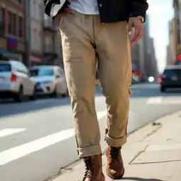 Shein Street Flap Pocket Fly With Button Closure Cargo Pants-image-87