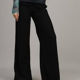 Shein Work Full Length Ribbed Loose Fit Pants With Pockets-image-63