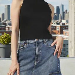 Shein Sleeveless Ribbed Fitted Short Tank Top-image-43