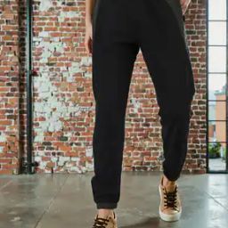Shein Ankle Length Colour-Block Joggers with Pockets-image-47