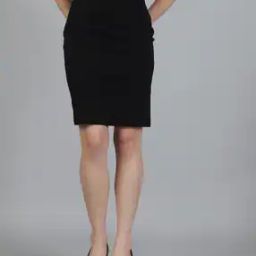 Shein Knee Length High Waist Pencil Skirt-image-89